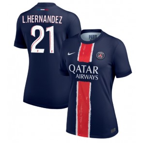 Paris Saint-Germain Lucas Hernandez #21 Hemmatröja Kvinnor 2024-25 Kortärmad